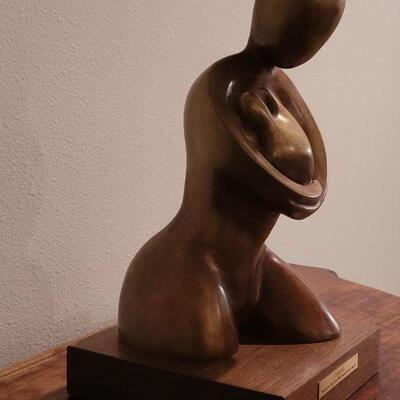 Lot 119: "Caring" Molded after Shray (circa 1998) Waxlander Gallery by Richard Walsh 