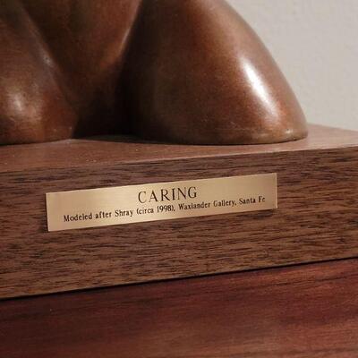 Lot 119: "Caring" Molded after Shray (circa 1998) Waxlander Gallery by Richard Walsh 