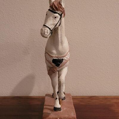 Lot 120:  Vintage Austin Productions Carousel Horse 15.5" Ã— 12"