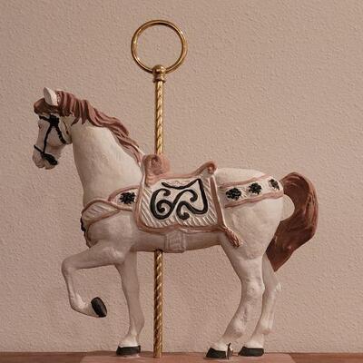Lot 120:  Vintage Austin Productions Carousel Horse 15.5" Ã— 12"