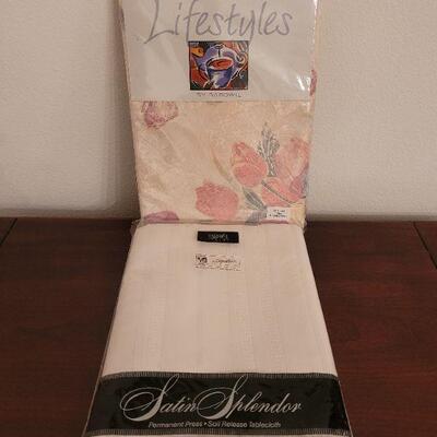 Lot 129: (2) New in Package Tablecloths 