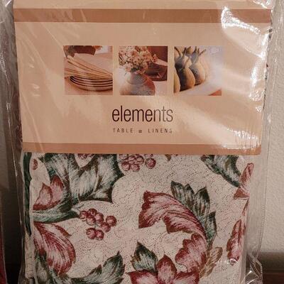 Lot 133: (2) New in Package Elements & Nobility Tablecloths