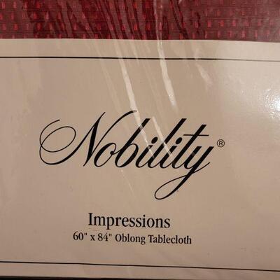 Lot 133: (2) New in Package Elements & Nobility Tablecloths