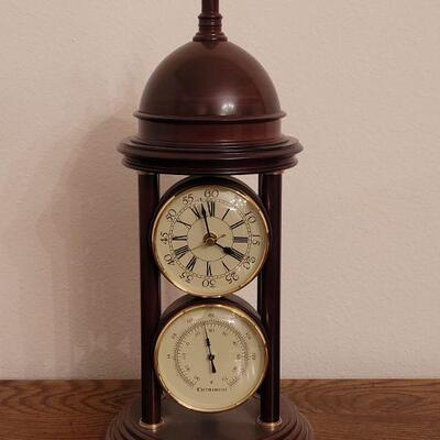 Lot 143: BOMBAY Clock & Thermometer 