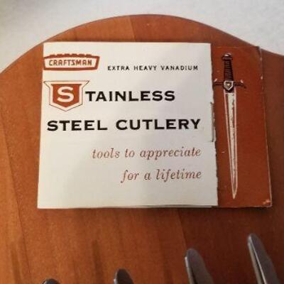 Lot #46  New in Box - Vintage Set of Craftsman Steak Knives