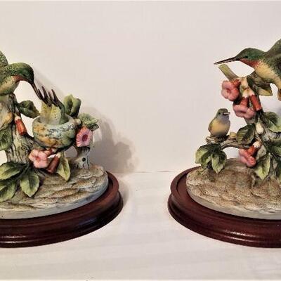 Lot #52  Pair of Andrea Porcelain Bird Figures