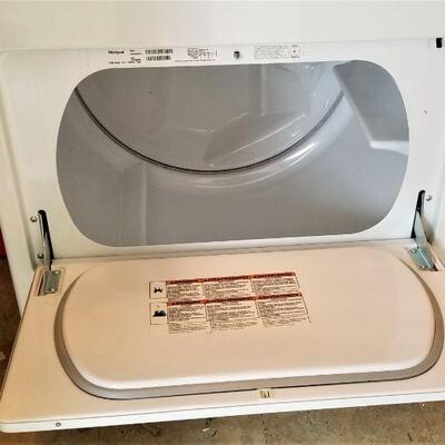 Lot #59  Matched Pair Whirlpool Washer and Gas Dryer