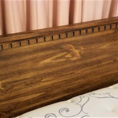 Lot #62  Double/Full Bed set with Super Clean Luxury Mattress