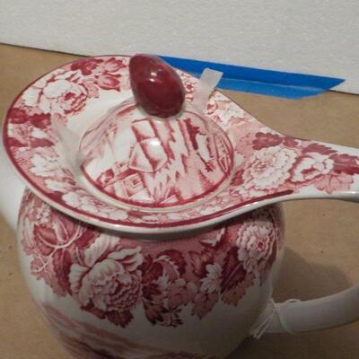 " Enoch Woods English Scenery", Woods Ware Tea pot.