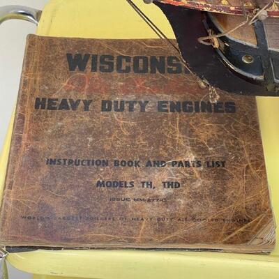 Vintage Wisconsin Heavy Duty Engine TH THD Parts List 
