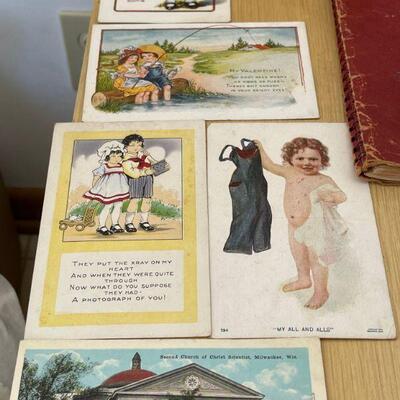 Group of fun vintage post cards