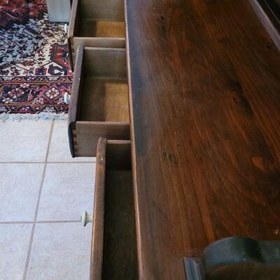 Lot 180: Ethan Allen China Hutch (60" Ã— 76")