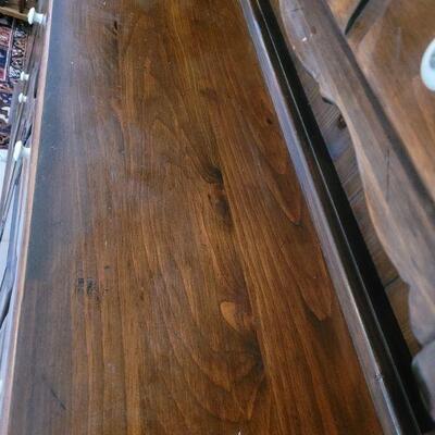 Lot 180: Ethan Allen China Hutch (60" Ã— 76")