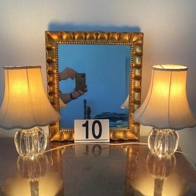 LOT#10MB1: Mirror & Two-Way Lamp Lot