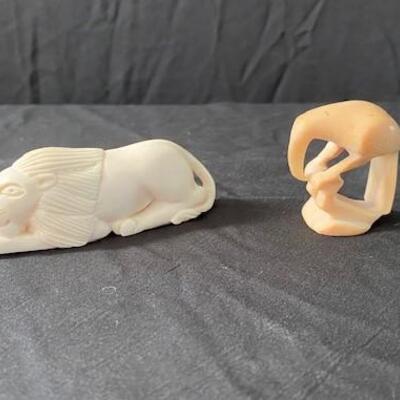 LOT#24MB1: Assorted Carved Animal Lot