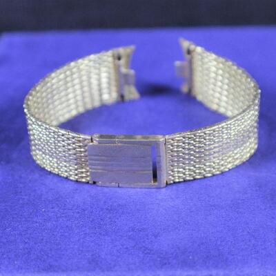 LOT#53J: Stamped 18K (But Tests 14K) Watch Band [40.9g]