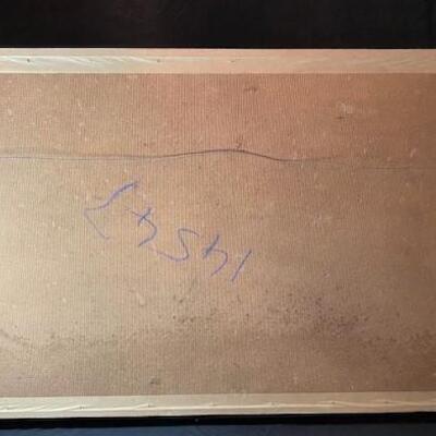 LOT#101LR: Signed "C. Kiswanta" Acrylic on Board