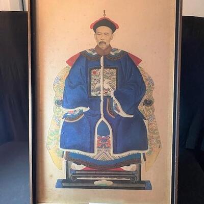 LOT#106LR: Chinese Ancestral Scroll