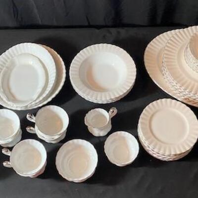 LOT#108LR: 50+ Piece Royal Albert Chantilly Bone China