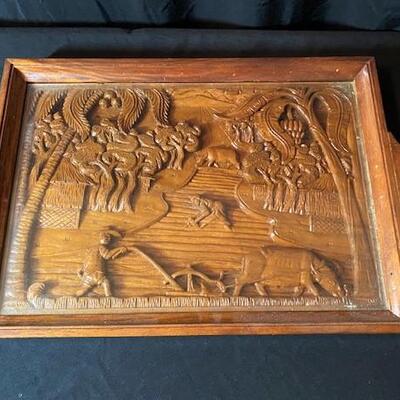 LOT#119LR: Believed to be Narra Wood Serving Trays