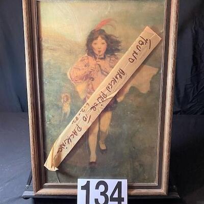 LOT#134LR: Signed "Eva Roos" Print