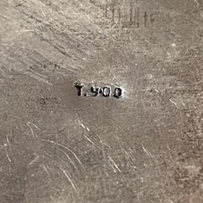 LOT#163J: Marked T.900 Silver Cambodian Pepper Grinders& Salt [316g]