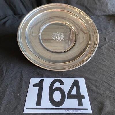 LOT#164J: Marked Rondahl Sterling Plate [348g]
