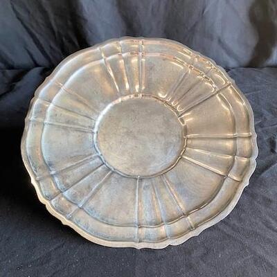 LOT#166J: Marked Gorham "Chippendale" Sterling Charger [412g]