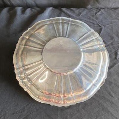 LOT#166J: Marked Gorham "Chippendale" Sterling Charger [412g]