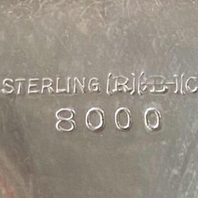 LOT#168J: Marked Sterling R. Blackington & Co Vanity Set