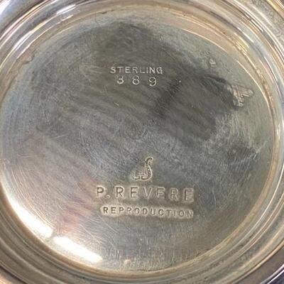 LOT#173J: Marked Revere Sterling Bowl #1 [134g]