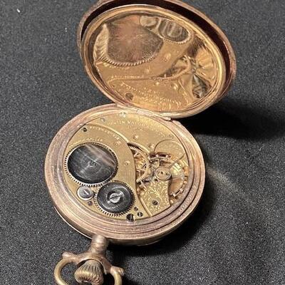 LOT#176J: Gold Filled Elgin & Hamiliton Pocket Watches