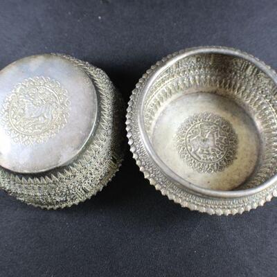 LOT#202J: Tested .999 Silver Antique Cambodian Bowls (168 grams)