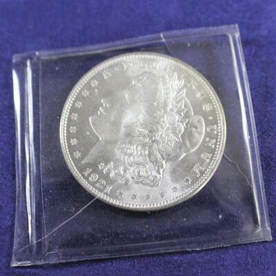 LOT#216J: 1921 Morgan Dollar Lot #2