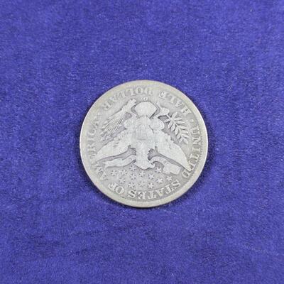 LOT#218J: 1898 Barber Half Dollar