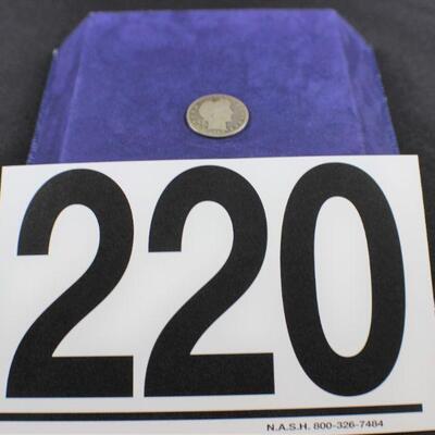 LOT#220J: 1898 Barber Quarter