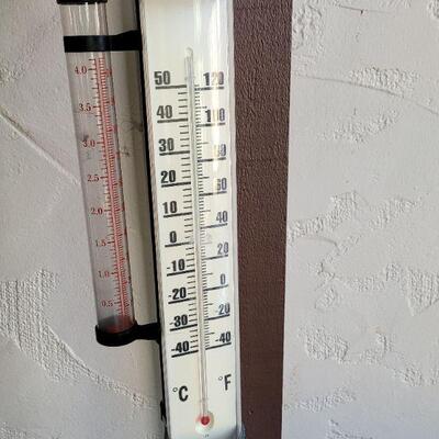Lot 193: Thermometer, Rain Guage, Wind Vane 