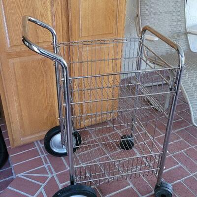 Lot 202: 2 Tier Metal Cart