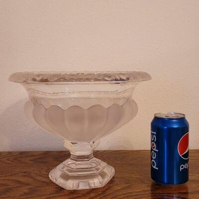 Lot 230: BOMBAY Crystal Pedestal Bowl
