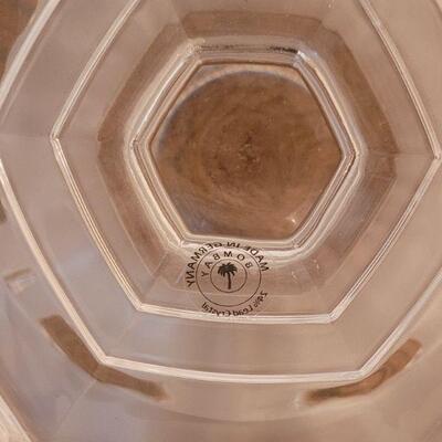 Lot 230: BOMBAY Crystal Pedestal Bowl