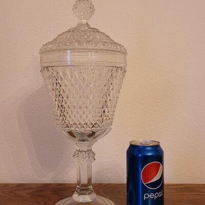 Lot 232: Vintage Indiana Glass Pedestal Candy Dish
