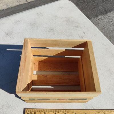 Small wooden basket