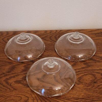 Lot 237: Glass Dish Covers