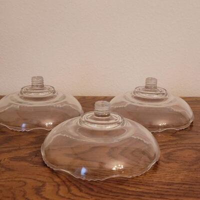 Lot 237: Glass Dish Covers