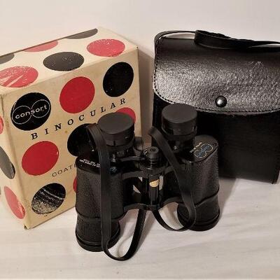 Lot #84  Vintage set of Consort Binoculars in Case with Original Box