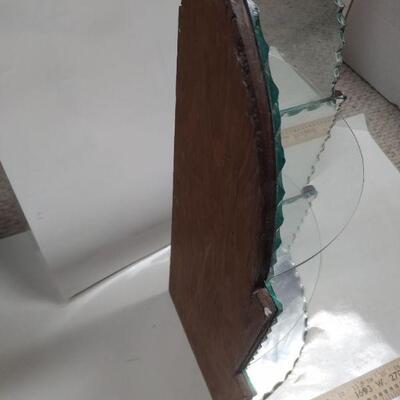 Near antique Corner mirrored knick knack Shelf