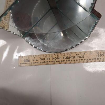 Near antique Corner mirrored knick knack Shelf