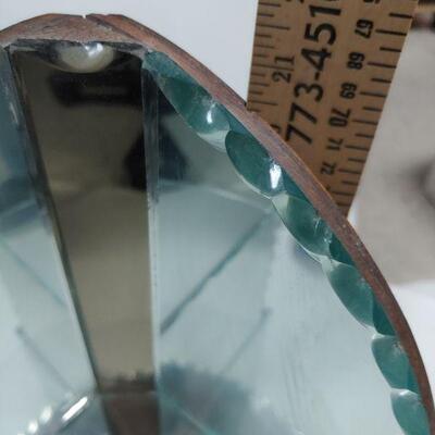 Near antique Corner mirrored knick knack Shelf