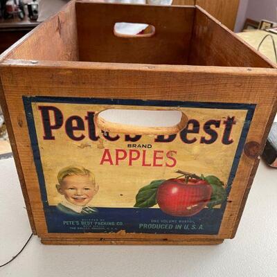 Petes Best apple Crate