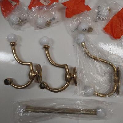 Brass knobs etc.